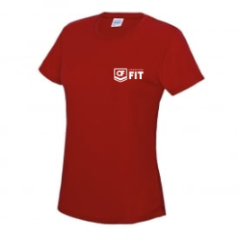 Womens Technical Training T-Shirt - Red
